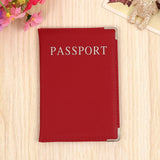 PU Leather Passport Cover Cute Business Card Holder Pouch for Travel Wallet Russian Netherland Case Women Pink