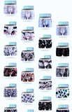 8pcs/lot New Men's Underwear Ice Silk Boxer Summer Breathable Ultra-Thin Smooth Ice Silk Boxer Personalized Tide Boxer Shorts