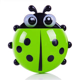 Lovely Animal Insect Toothbrush Holder Bathroom Cartoon Toothbrush Toothpaste Wall Suction Holder Rack Container Organizer