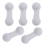 5Pcs Drawer Cabinet Cupboard Baby Safety Locks Kids Plastic  Infant  Protection