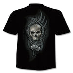 2020 new Drop ship 3D printed T-shirt men's women's tshirt punk style top tees skull t shirt gothic tshirt asian size 6XL gym