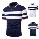 Men Polo Men Shirt Short Sleeve Polo Shirt Contrast Color Polo New Clothing Summer Streetwear Casual Fashion Men tops