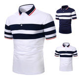Men Polo Men Shirt Short Sleeve Polo Shirt Contrast Color Polo New Clothing Summer Streetwear Casual Fashion Men tops