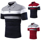Men Polo Men Shirt Short Sleeve Polo Shirt Contrast Color Polo New Clothing Summer Streetwear Casual Fashion Men tops