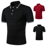 Men Polo Men Shirt Short Sleeve Polo Shirt Contrast Color Polo New Clothing Summer Streetwear Casual Fashion Men tops