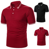 Men Polo Men Shirt Short Sleeve Polo Shirt Contrast Color Polo New Clothing Summer Streetwear Casual Fashion Men tops