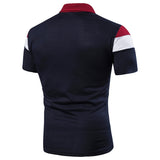 Men Polo Men Shirt Short Sleeve Polo Shirt Contrast Color Polo New Clothing Summer Streetwear Casual Fashion Men tops