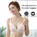 Wirefree Nursing Maternity Bra Clothing Cotton Breastfeeding Bra for Pregnant Women Pregnancy Breast One Size Sleep Underwear