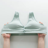 Wirefree Nursing Maternity Bra Clothing Cotton Breastfeeding Bra for Pregnant Women Pregnancy Breast One Size Sleep Underwear
