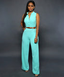 Women v-neck wide leg pants rompers women jumpsuit sexy jumpsuits for women 2018 women's jumpsuits plus size