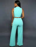 Women v-neck wide leg pants rompers women jumpsuit sexy jumpsuits for women 2018 women's jumpsuits plus size