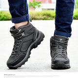 BONA Men Boots Anti-Skidding Leather Shoes Men Popular Comfy Spring Autumn Men Shoes Short Plush Snow Boots Durable Outsole