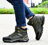 BONA Men Boots Anti-Skidding Leather Shoes Men Popular Comfy Spring Autumn Men Shoes Short Plush Snow Boots Durable Outsole