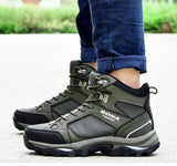 BONA Men Boots Anti-Skidding Leather Shoes Men Popular Comfy Spring Autumn Men Shoes Short Plush Snow Boots Durable Outsole