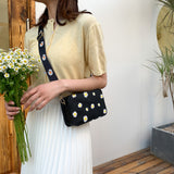 Small PU Leather Shoulder Bags Women Girls Floral Printed Crossbody Bags Classic Elegant Crossbody Shoulder Bags For Women 2020