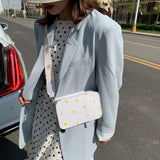 Small PU Leather Shoulder Bags Women Girls Floral Printed Crossbody Bags Classic Elegant Crossbody Shoulder Bags For Women 2020