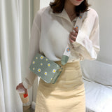 Small PU Leather Shoulder Bags Women Girls Floral Printed Crossbody Bags Classic Elegant Crossbody Shoulder Bags For Women 2020
