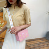 Small PU Leather Shoulder Bags Women Girls Floral Printed Crossbody Bags Classic Elegant Crossbody Shoulder Bags For Women 2020