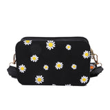 Small PU Leather Shoulder Bags Women Girls Floral Printed Crossbody Bags Classic Elegant Crossbody Shoulder Bags For Women 2020