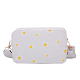 Small PU Leather Shoulder Bags Women Girls Floral Printed Crossbody Bags Classic Elegant Crossbody Shoulder Bags For Women 2020