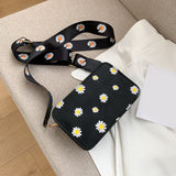 Small PU Leather Shoulder Bags Women Girls Floral Printed Crossbody Bags Classic Elegant Crossbody Shoulder Bags For Women 2020