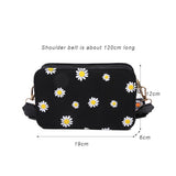 Small PU Leather Shoulder Bags Women Girls Floral Printed Crossbody Bags Classic Elegant Crossbody Shoulder Bags For Women 2020