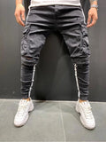 New Skinny Jeans men Streetwear Destroyed Ripped Jeans Homme Hip Hop Broken modis male Pencil Biker Embroidery Patch Pants