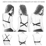 Sexy Women Lingerie U Backless Bras Underwear Deep U Low Cut Push Up Bra Intimates ECMLN Female Breathable Bralette