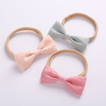 5pcs Girls Nylon Headband Hair Bows Head Band Elastic Bowknot Hairband for Children Kids Toddler Hair Accessories Headwear