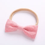 5pcs Girls Nylon Headband Hair Bows Head Band Elastic Bowknot Hairband for Children Kids Toddler Hair Accessories Headwear