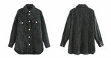 ZXQJ Tweed Women Vintage Oversize Plaid Shirts 2021 Spring-Autumn Chic Ladies Streetwear Loose Shirt Elegant Female Outfit Girls