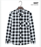 Aoliwen brand men Yellow black Plaid Brushed Long Sleeve Shirt pocket Spring casual men's shirts flannel cotton soft fit