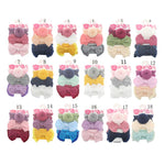 3pcs/Set New Solid Nylon baby headband Bow Headbands For Cute Kids Girls Hair Girls Turban Hairband Children Soft Cotton