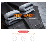 2020 Winter New Men Warm Gray Jeans High Quality Elasticity Thicken Skinny Plus Velvet Denim Pants Trousers Male Brand Clothes