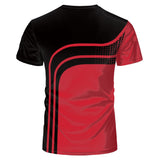 Creative hot-selling new fashion 3D digital printing T-shirt summer breathable and comfortable men and women with short sleeves
