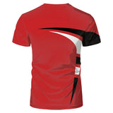 Creative hot-selling new fashion 3D digital printing T-shirt summer breathable and comfortable men and women with short sleeves