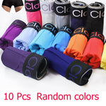 10 PCS Jack Claude Men Underwear Boxers Brand Men Boxer Shorts Modal Sexy Cueca Boxer Mens 10 pcs Underwear Male Underpants