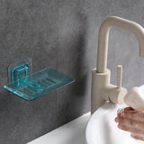 Soap Rack No Drilling Wall Mounted Double Layer Soap Holder Soap Sponge Dish Bathroom Accessories Soap Dishes Self Adhesive