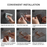 Soap Rack No Drilling Wall Mounted Double Layer Soap Holder Soap Sponge Dish Bathroom Accessories Soap Dishes Self Adhesive