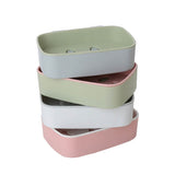 Soap Rack No Drilling Wall Mounted Double Layer Soap Holder Soap Sponge Dish Bathroom Accessories Soap Dishes Self Adhesive