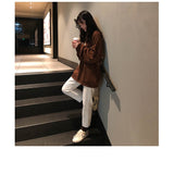 Geometric Pattern Fashion Basic Hit Casual Regular 2019 Female Women Long Sleeve All Match College Wind Hit Hot Sale Sweaters