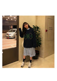 Geometric Pattern Fashion Basic Hit Casual Regular 2019 Female Women Long Sleeve All Match College Wind Hit Hot Sale Sweaters