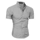 New Fashion Fashion Men's Luxury Short Sleeve Shirt Casual Slim Fit Stylish Shirts Tops Plus Size M-3XL