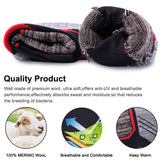 PHMAX Winter Fleece Ski Socks Men Snowboard Thicken Long Outdoor Sports Sock Keep Warm Cycling Running Hiking Skiing Socks