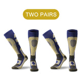 PHMAX Winter Fleece Ski Socks Men Snowboard Thicken Long Outdoor Sports Sock Keep Warm Cycling Running Hiking Skiing Socks
