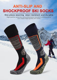 PHMAX Winter Fleece Ski Socks Men Snowboard Thicken Long Outdoor Sports Sock Keep Warm Cycling Running Hiking Skiing Socks