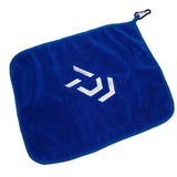 Daiwa Booms Microfiber Bait Towel With Carabiner Clip Thickening Non-stick Absorbent Towel For Hiking Fishing Outdoors Sports