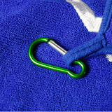 Daiwa Booms Microfiber Bait Towel With Carabiner Clip Thickening Non-stick Absorbent Towel For Hiking Fishing Outdoors Sports