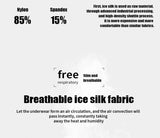 Hot Sale Mens Underwear Briefs Men's boxer Ice Transparent Low Waist Sexy Panties Gay Seamless Silkly transparent pants