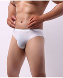 Hot Sale Mens Underwear Briefs Men's boxer Ice Transparent Low Waist Sexy Panties Gay Seamless Silkly transparent pants